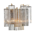 Aurora wandlamp Tronchi glazen buis gelaagd amber modern | Fioriscas