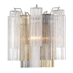 Aurora wandlamp Tronchi glazen buis gelaagd amber modern | Fioriscas