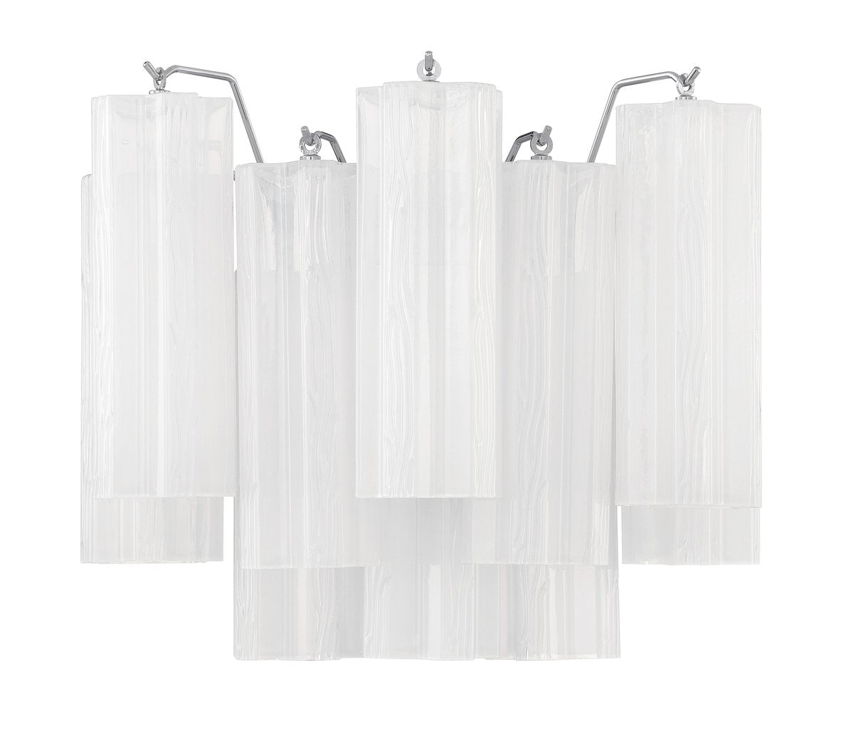 Aurora wandlamp Tronchi glazen buis gelaagd amber modern | Fioriscas