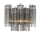 Aurora wandlamp Tronchi glazen buis gelaagd amber modern | Fioriscas