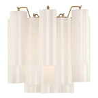 Aurora wandlamp Tronchi glazen buis gelaagd amber modern | Fioriscas