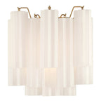 Aurora Wall Light Tronchi Glass Tube Tiered Amber Modern - Neutralighting