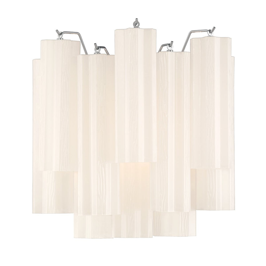 Aurora wandlamp Tronchi glazen buis gelaagd amber modern | Fioriscas
