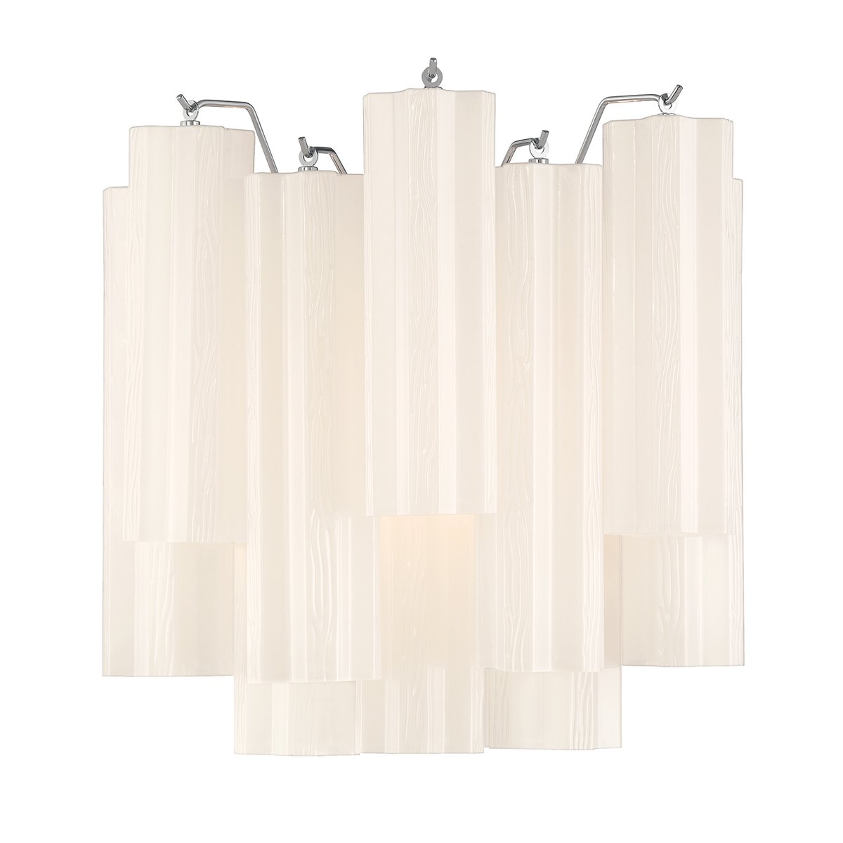 Aurora wandlamp Tronchi glazen buis gelaagd amber modern | Fioriscas