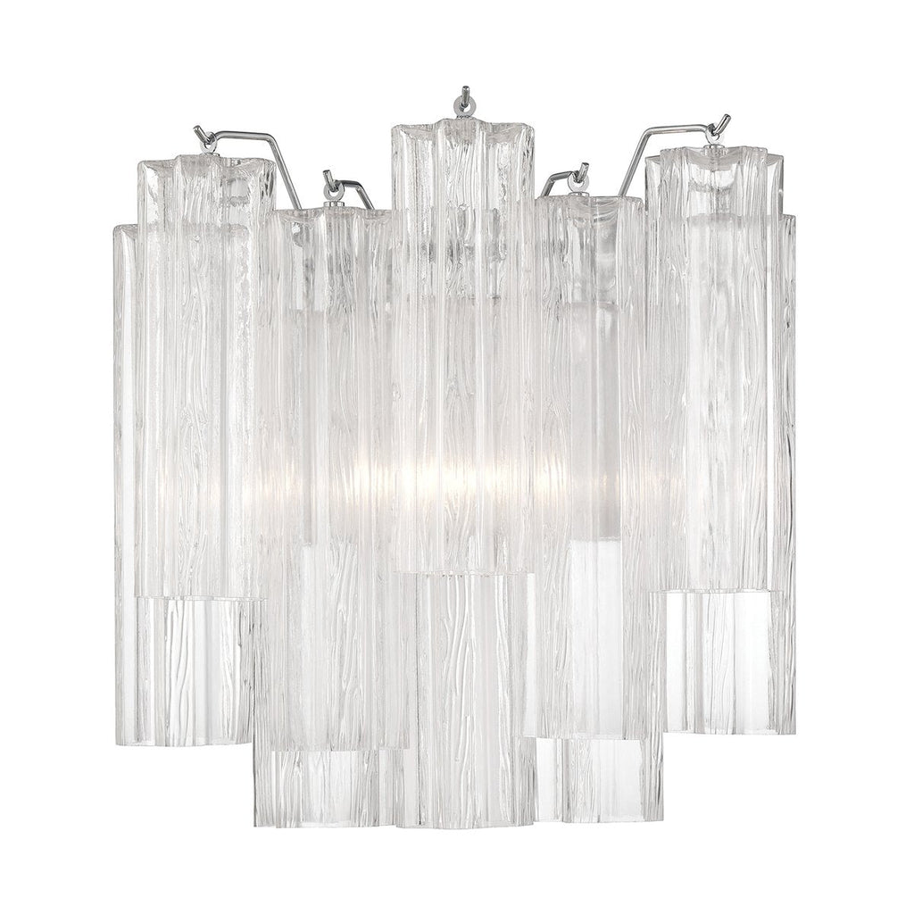 Aurora wandlamp Tronchi glazen buis gelaagd amber modern | Fioriscas