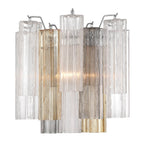 Aurora wandlamp Tronchi glazen buis gelaagd amber modern | Fioriscas