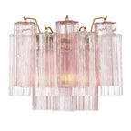 Aurora wandlamp Tronchi glazen buis gelaagd amber modern | Fioriscas