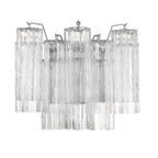 Aurora wandlamp Tronchi glazen buis gelaagd amber modern | Fioriscas