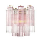 Aurora wandlamp Tronchi glazen buis gelaagd amber modern | Fioriscas