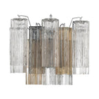 Aurora wandlamp Tronchi glazen buis gelaagd amber modern | Fioriscas