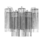 Aurora wandlamp Tronchi glazen buis gelaagd amber modern | Fioriscas
