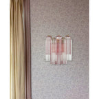 Aurora wandlamp Tronchi glazen buis gelaagd amber modern | Fioriscas