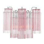 Aurora wandlamp Tronchi glazen buis gelaagd amber modern | Fioriscas