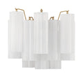 Aurora wandlamp Tronchi glazen buis gelaagd amber modern | Fioriscas