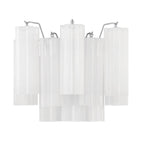 Aurora wandlamp Tronchi glazen buis gelaagd amber modern | Fioriscas