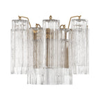 Aurora wandlamp Tronchi glazen buis gelaagd amber modern | Fioriscas