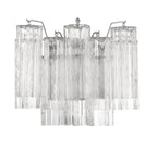 Aurora wandlamp Tronchi glazen buis gelaagd amber modern | Fioriscas