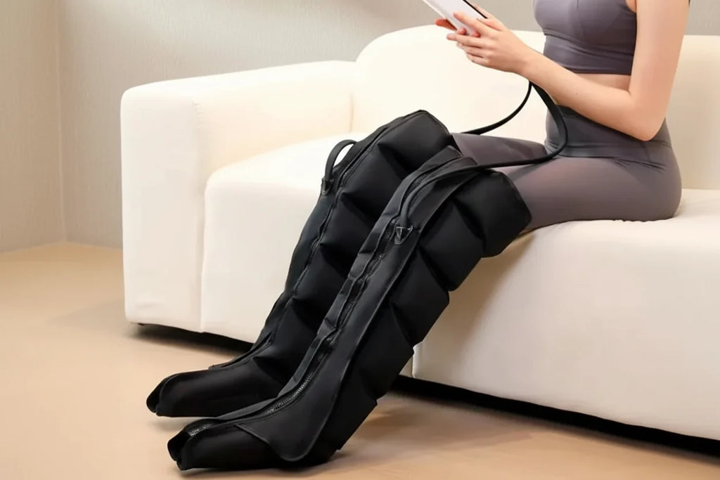 Massageador de pernas com compressão de ar e comando inteligente | Fioriscas