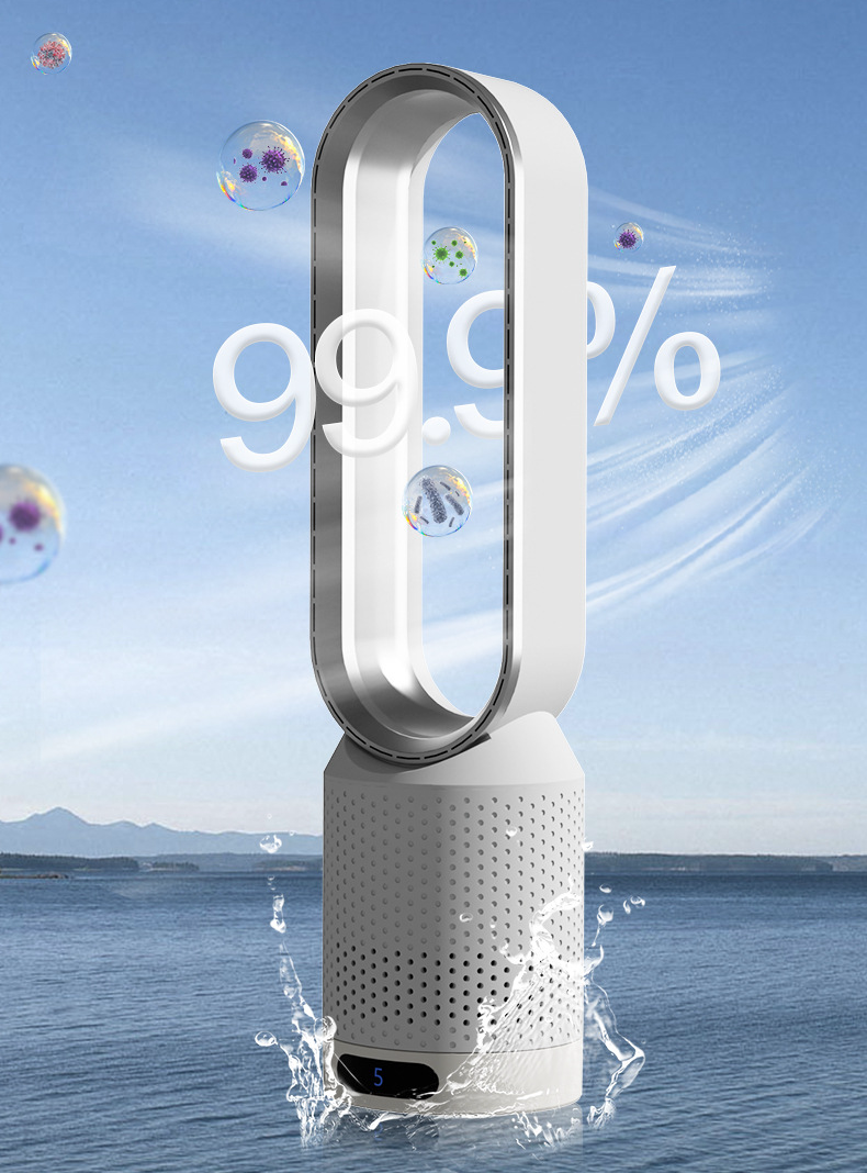 AeroNova Breeze bladeloze torenventilator, luchtkoeler en luchtreiniger