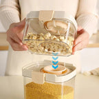 Set di contenitori ermetici per cereali, spezie e organizzazione della dispensa - Fioriscas