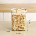 Set di contenitori ermetici per cereali, spezie e organizzazione della dispensa - Fioriscas