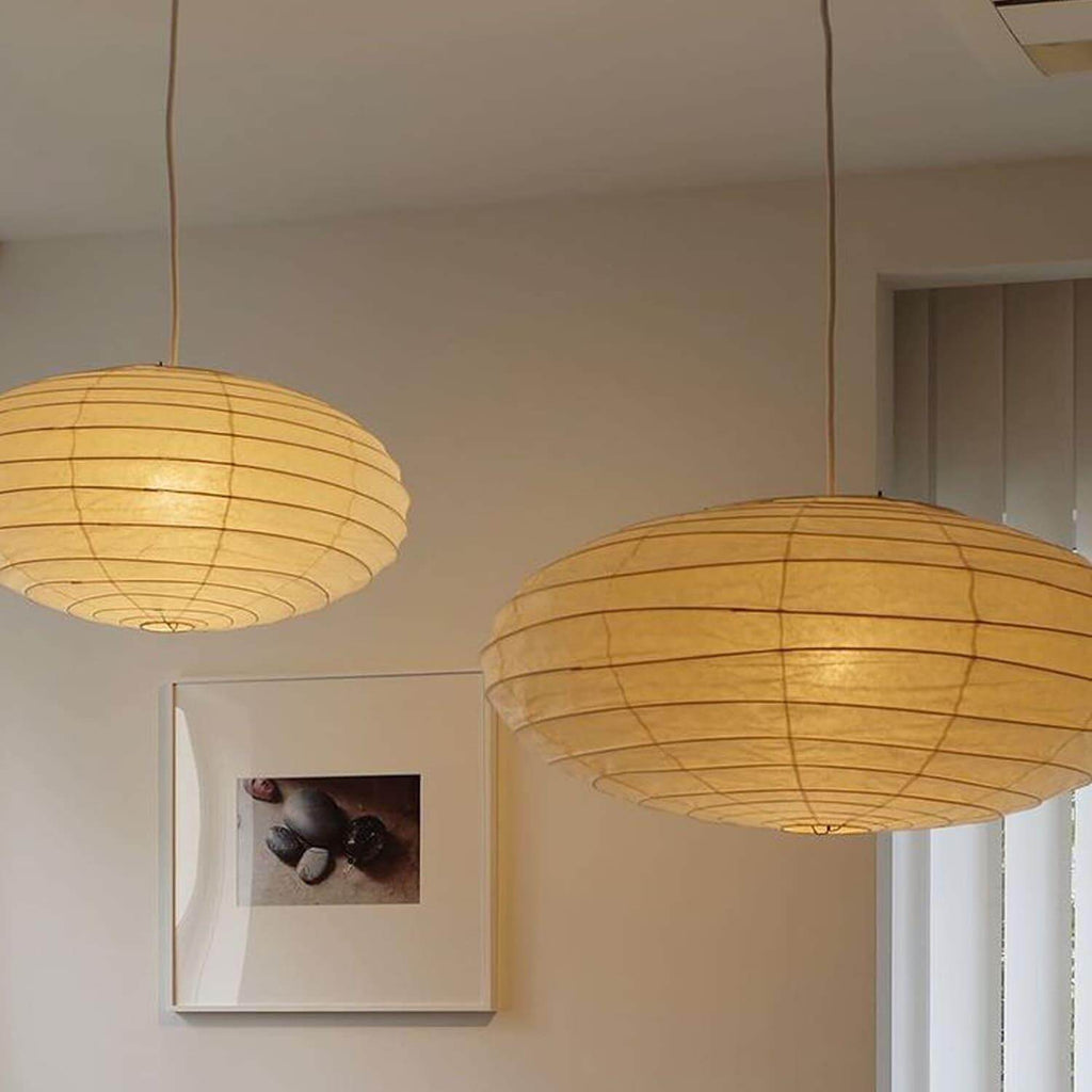 LumenLeaf EN série ručně vyráběné závěsné světlo z washi papíru