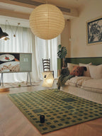 Handcrafted Japandi Washi Paper Pendant Light With Bamboo Silk Glow
