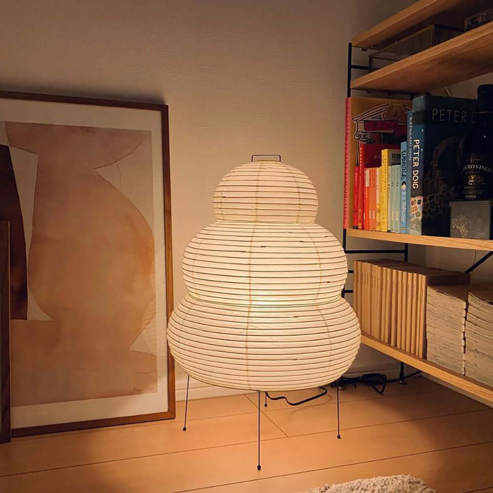 Shiori Glow Handmade Mulberry Paper Table Lamp Inspired By Japanese Lanterns