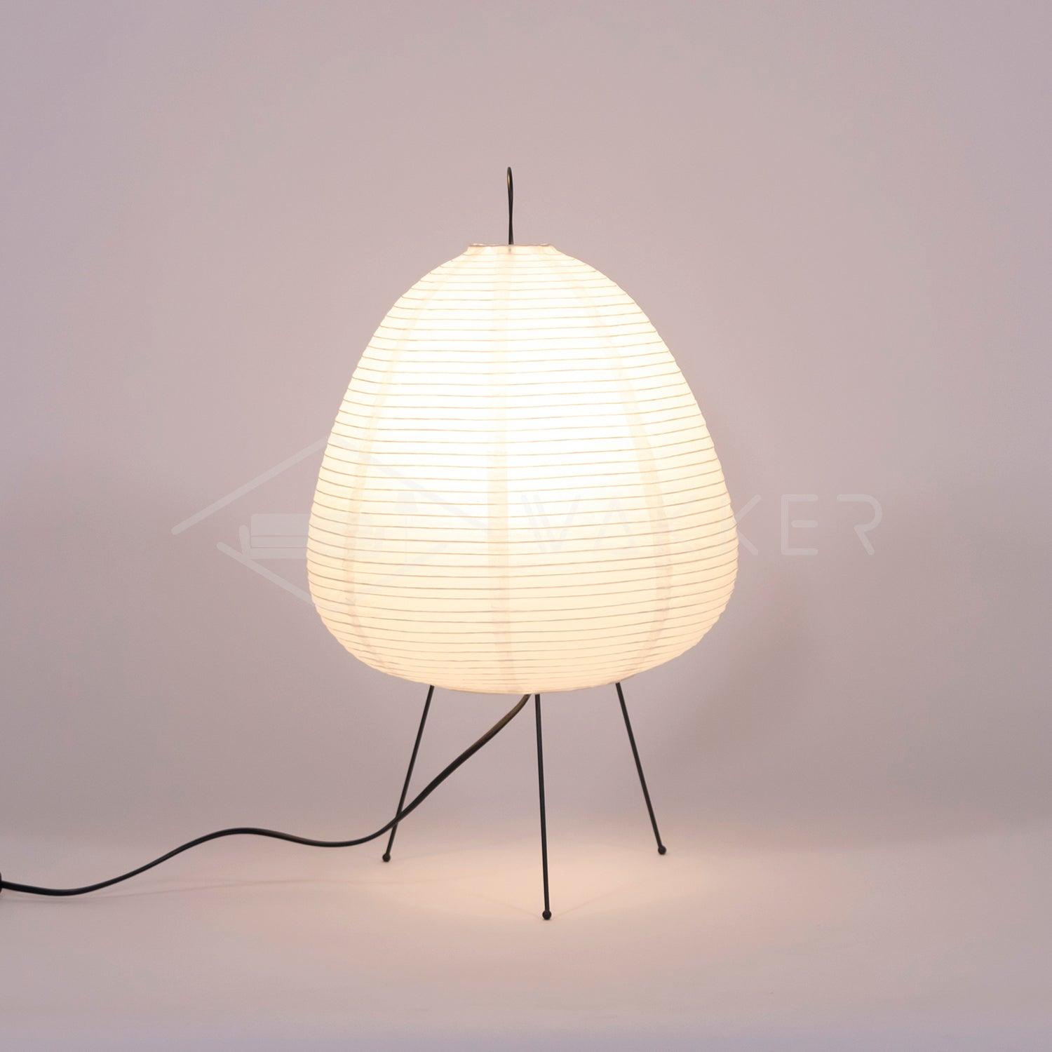 Shiori Glow Handmade Mulberry Paper Table Lamp Inspired By Japanese Lanterns