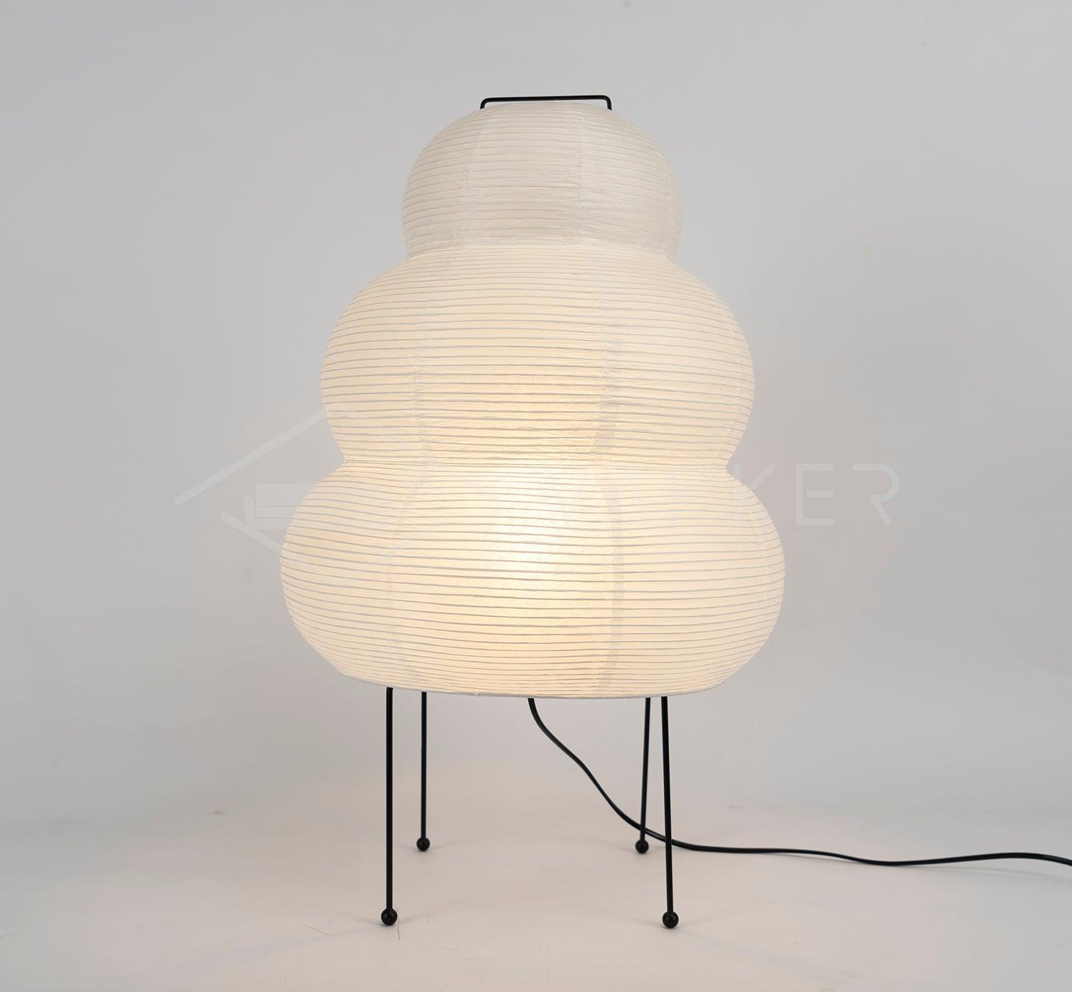 Shiori Glow Handmade Mulberry Paper Table Lamp Inspired By Japanese Lanterns