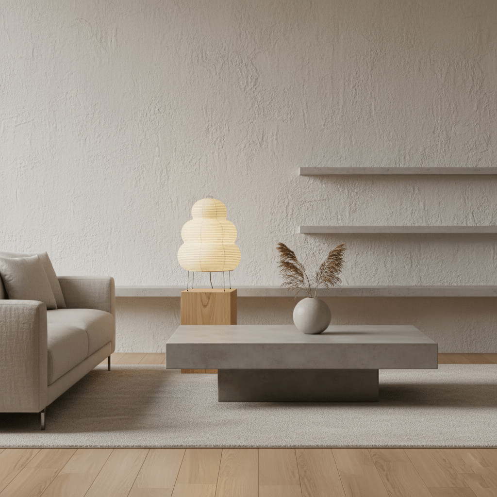 Shiori Glow Handmade Mulberry Paper Table Lamp Inspired By Japanese Lanterns