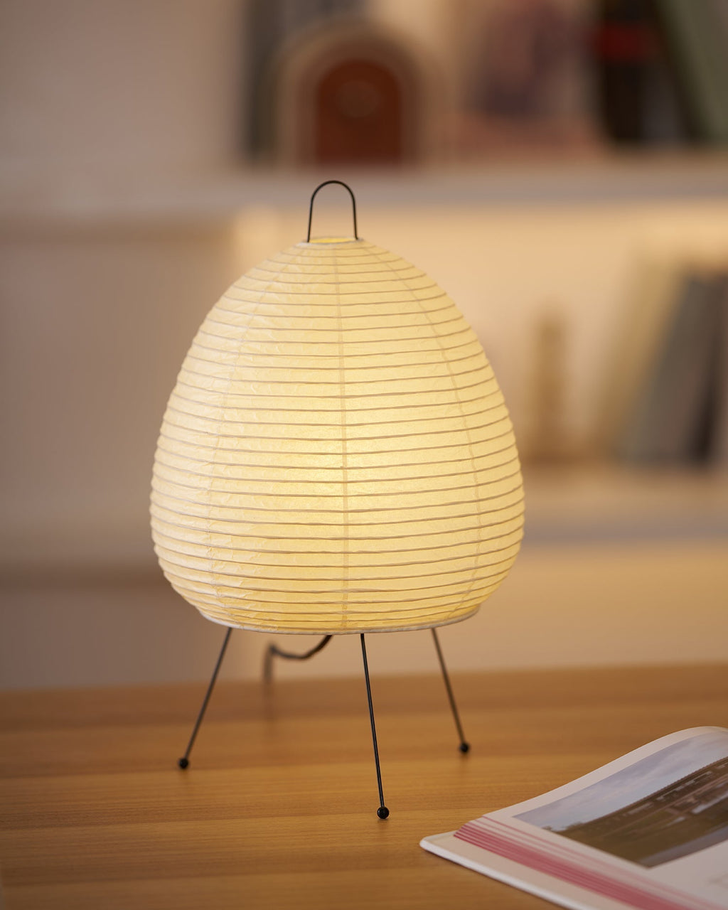 Shiori Glow Handmade Mulberry Paper Table Lamp Inspired By Japanese Lanterns