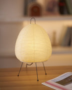 Shiori Glow Handmade Mulberry Paper Table Lamp Inspired By Japanese Lanterns
