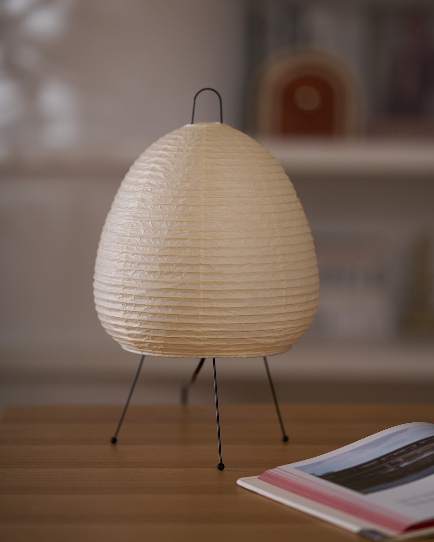 Shiori Glow Handmade Mulberry Paper Table Lamp Inspired By Japanese Lanterns