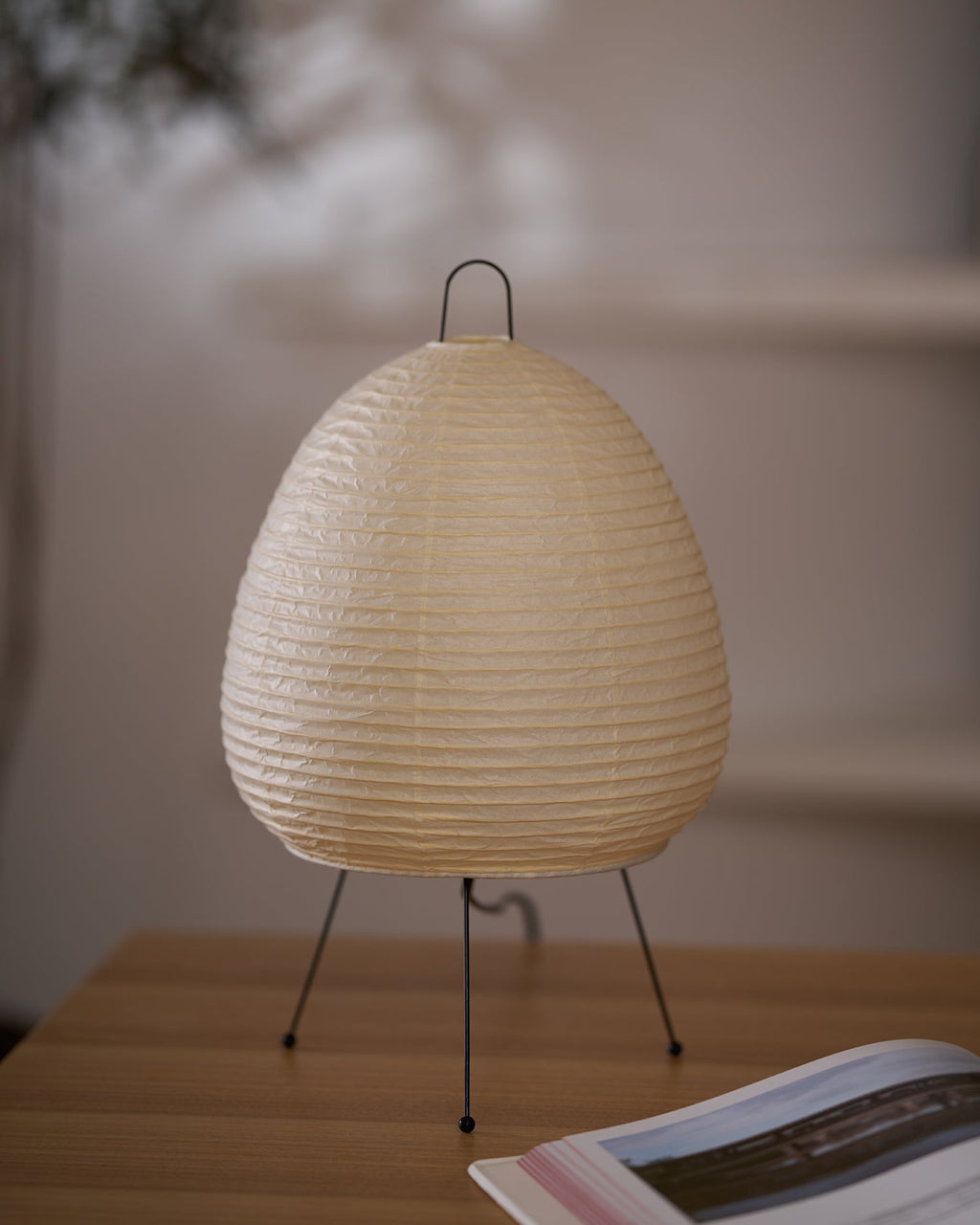 Shiori Glow Handmade Mulberry Paper Table Lamp Inspired By Japanese Lanterns
