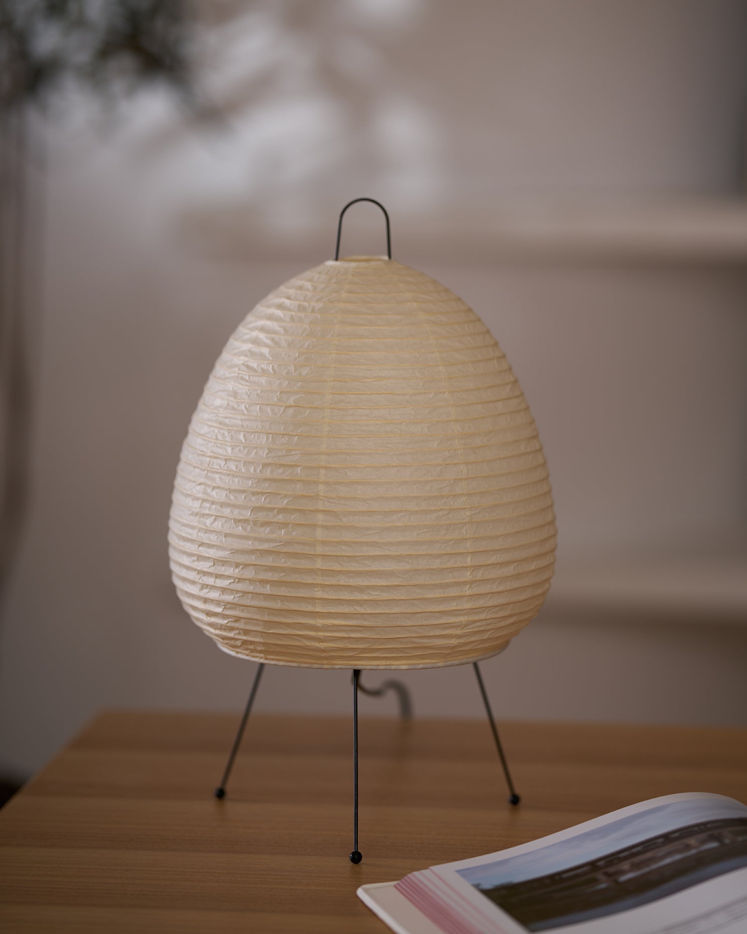 Shiori Glow Handmade Mulberry Paper Table Lamp Inspired By Japanese Lanterns