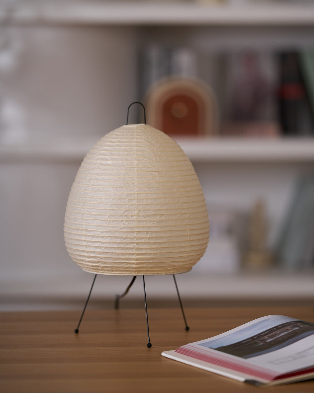 Shiori Glow Handmade Mulberry Paper Table Lamp Inspired By Japanese Lanterns