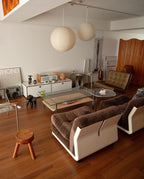 Kirei hvid papirlanterne pendel, mid-century form