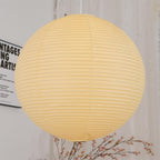 Kirei hvid papirlanterne pendel, mid-century form