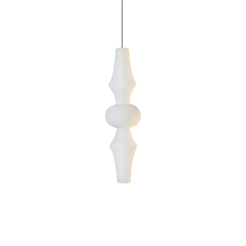 Zyora Skulpturel Papir Pendellampe | Fioriscas