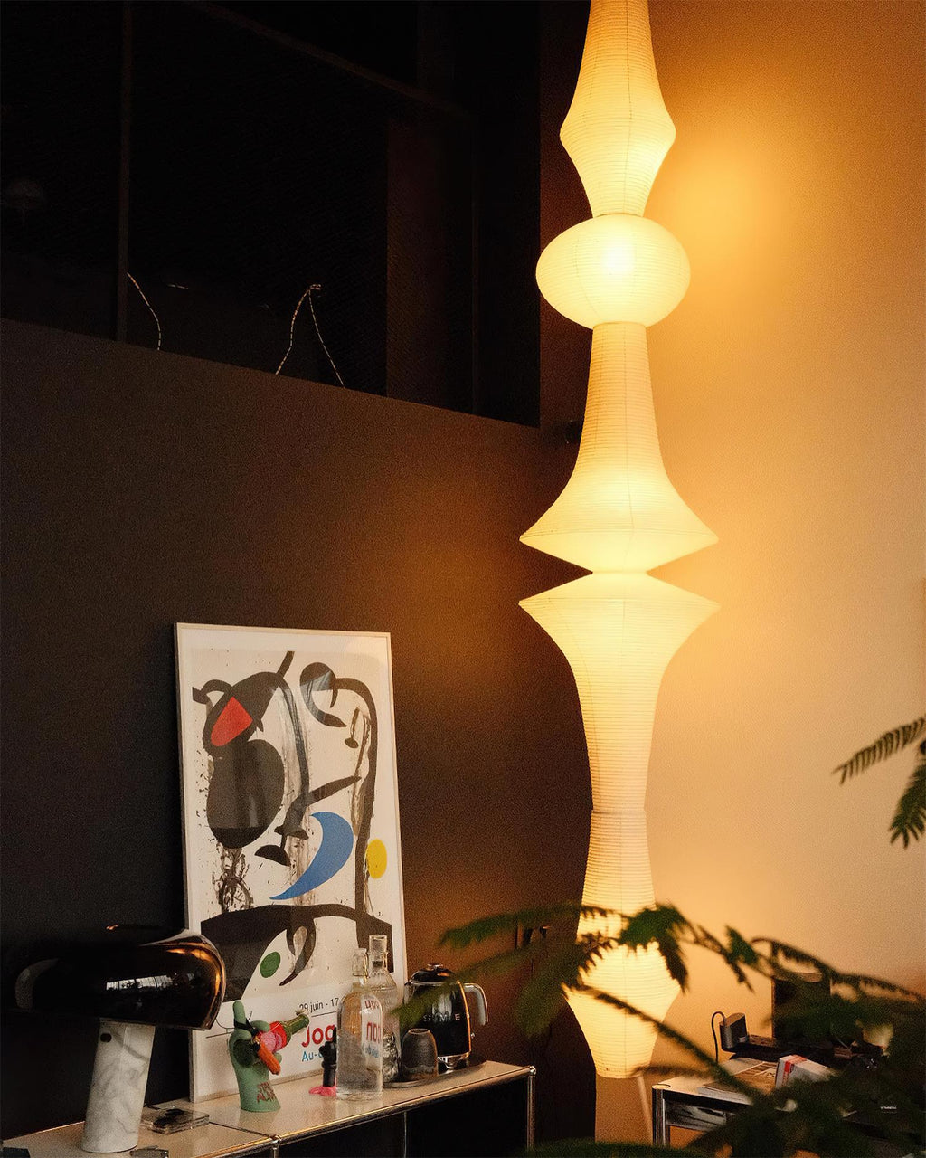 Zyora Skulpturel Papir Pendellampe | Fioriscas