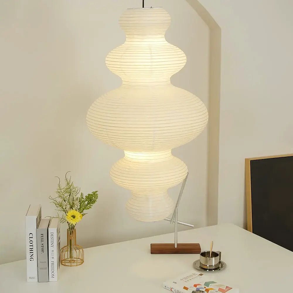 Luminous rizspapír függeszték szobrászati mennyezeti lámpa hangulatos helyiségekbe