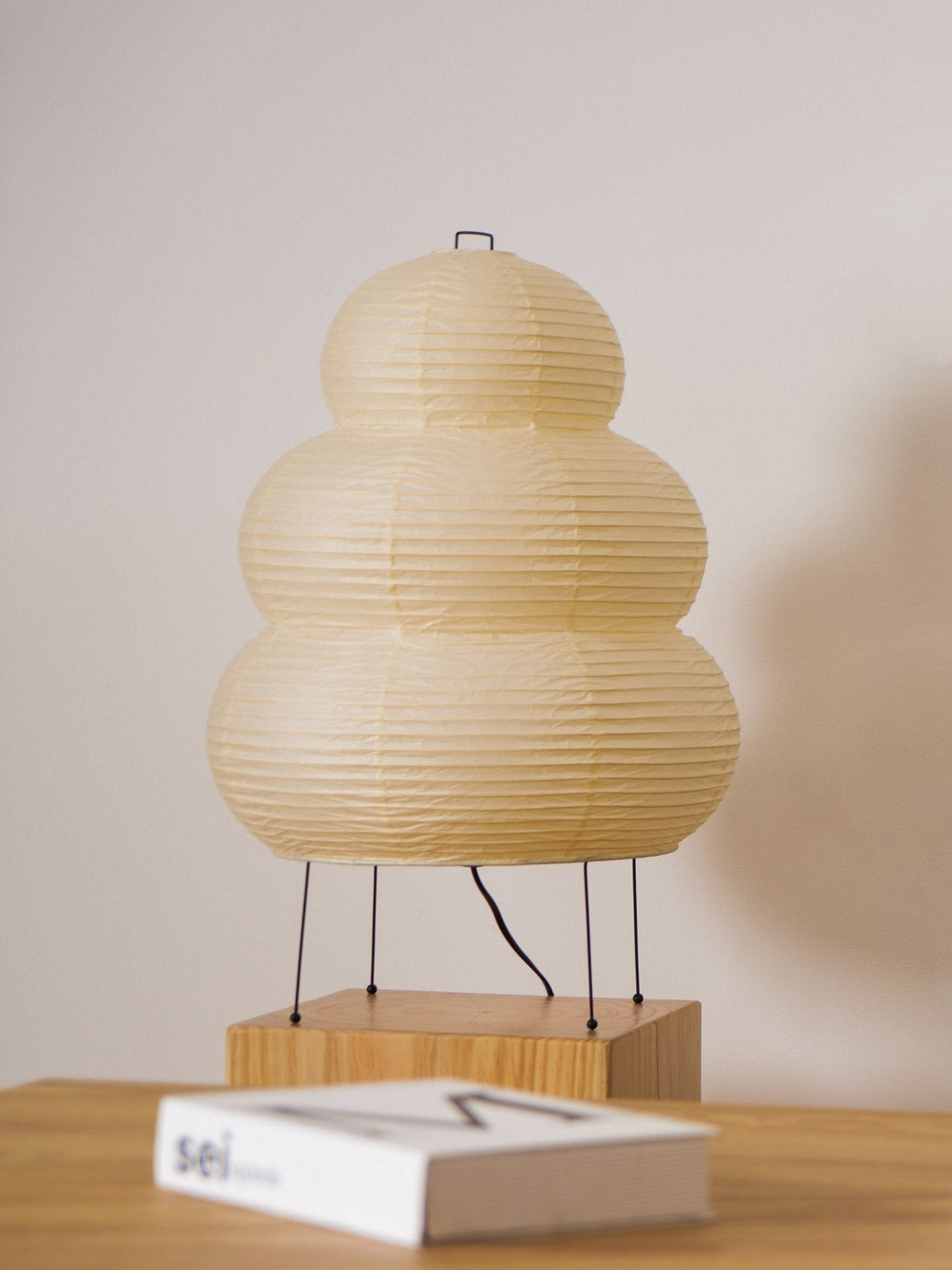 Shiori Glow Handmade Mulberry Paper Table Lamp Inspired By Japanese Lanterns