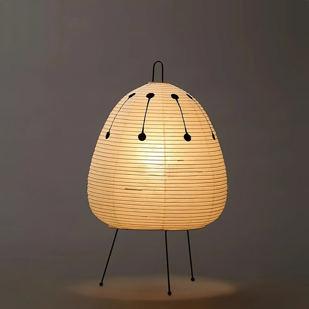 Shiori Glow Handmade Mulberry Paper Table Lamp Inspired By Japanese Lanterns
