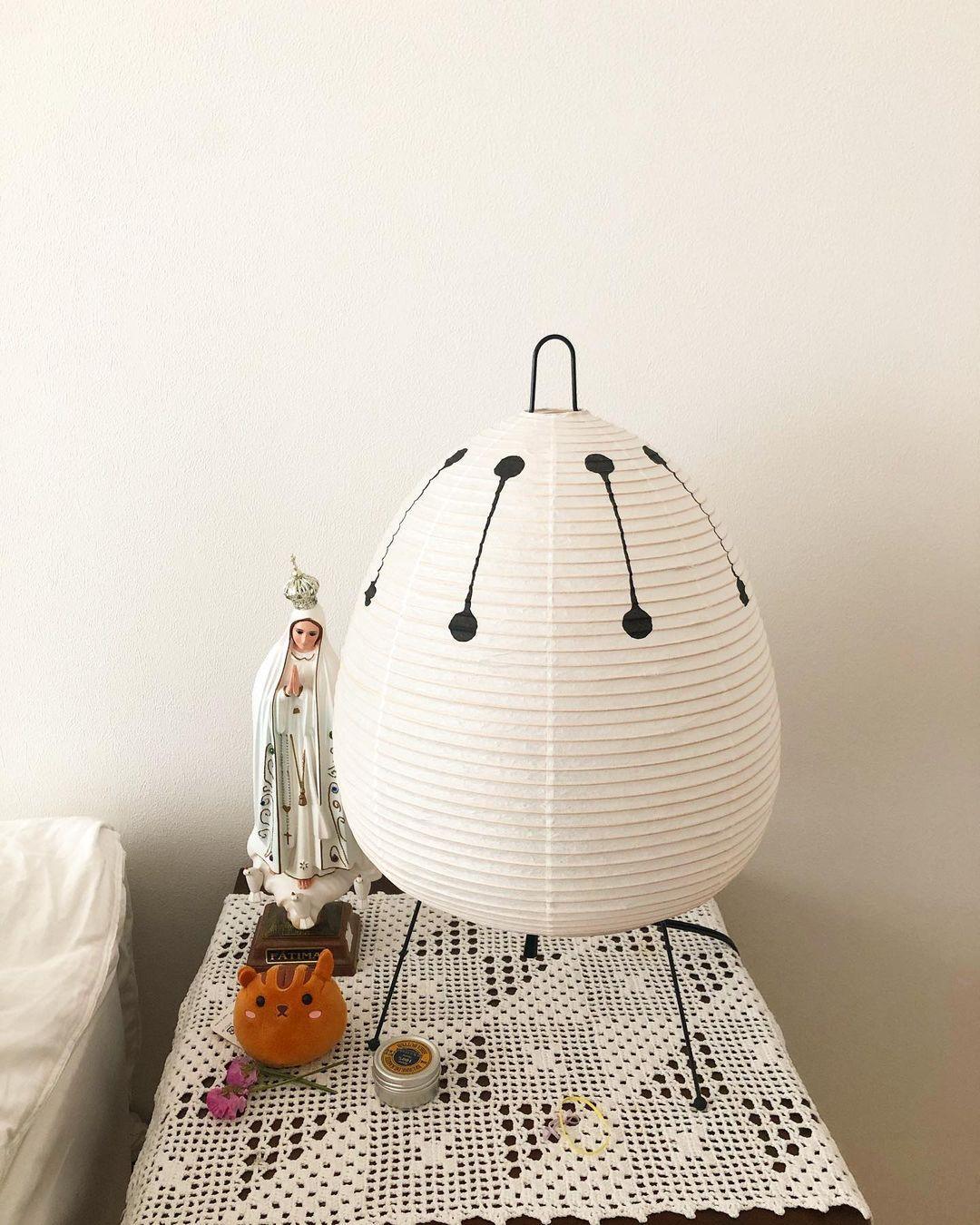 Shiori Glow Handmade Mulberry Paper Table Lamp Inspired By Japanese Lanterns