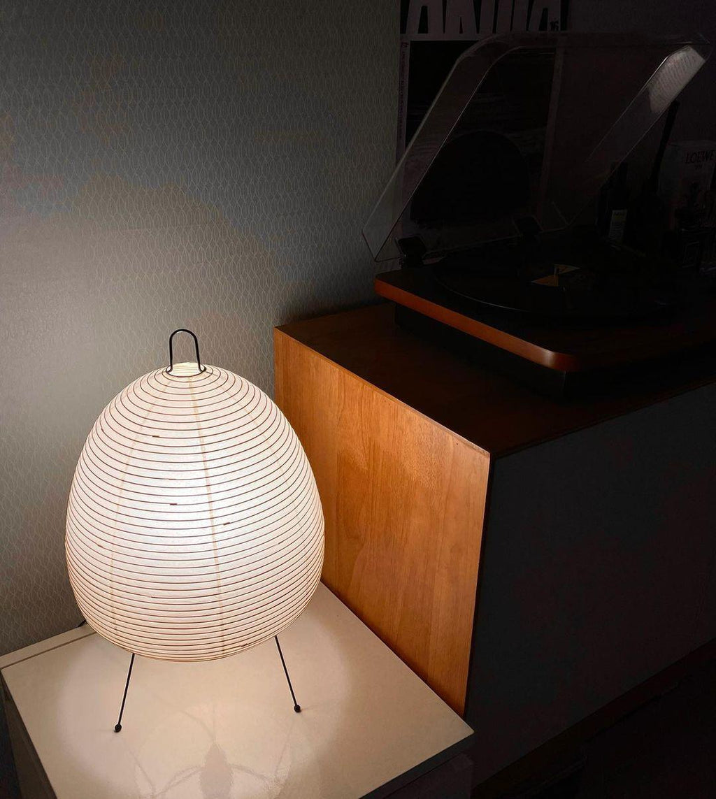 Shiori Glow Handmade Mulberry Paper Table Lamp Inspired By Japanese Lanterns