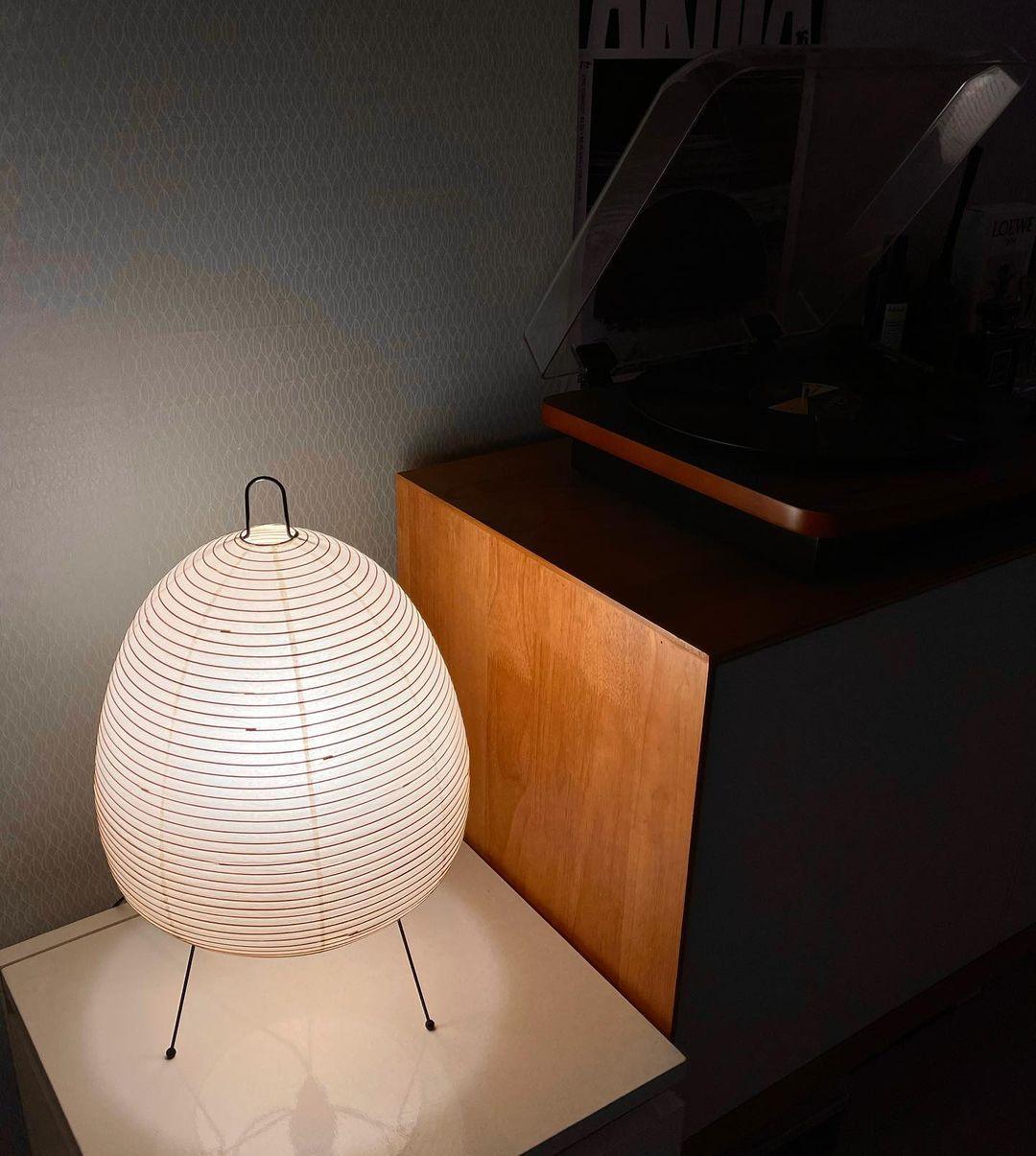 Shiori Glow Handmade Mulberry Paper Table Lamp Inspired By Japanese Lanterns