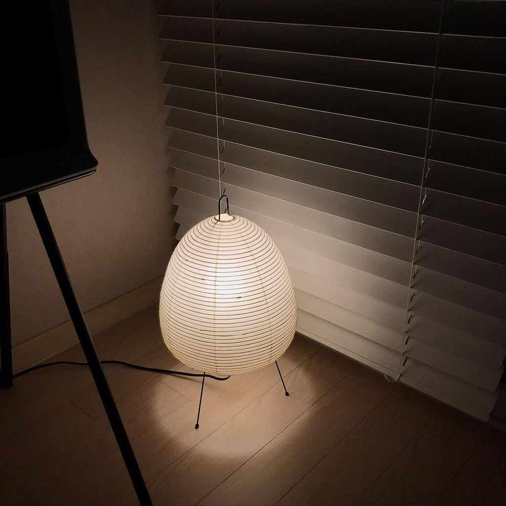 Shiori Glow Handmade Mulberry Paper Table Lamp Inspired By Japanese Lanterns