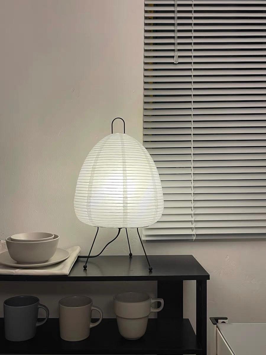 Shiori Glow Handmade Mulberry Paper Table Lamp Inspired By Japanese Lanterns