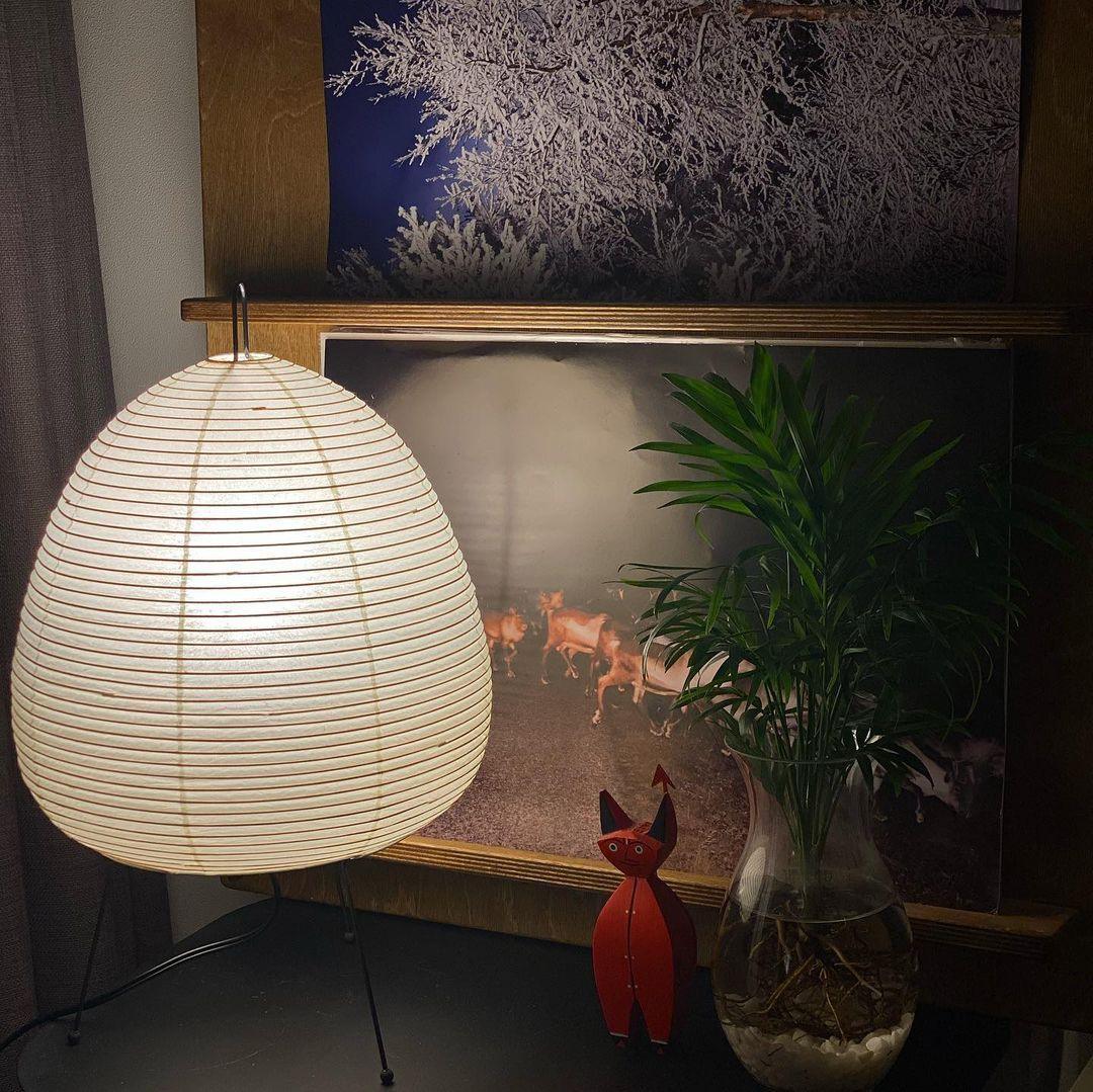 Shiori Glow Handmade Mulberry Paper Table Lamp Inspired By Japanese Lanterns